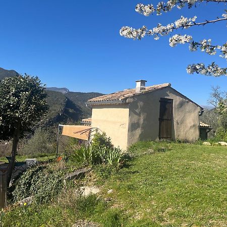 Villa Cabanon entouré de montagnes et d'oliviers à Nyons Extérieur photo